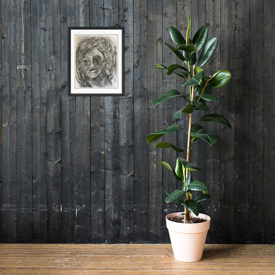 Framed print in a room — preview