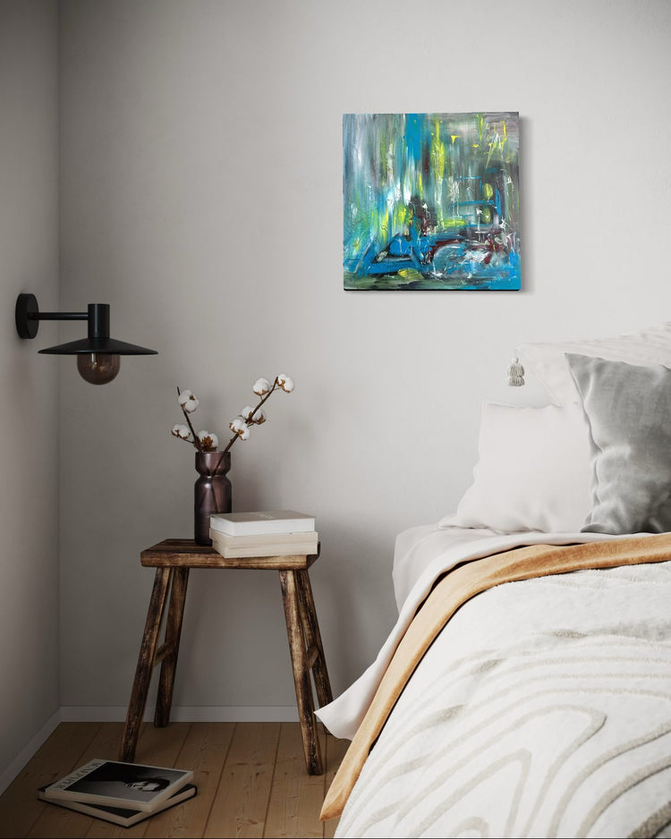 Beginnings by ArtiR — original acrylic painting, view 7