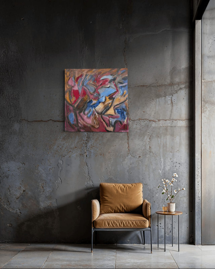 Cosmic Dance by ArtiR — original acrylic painting, view 6