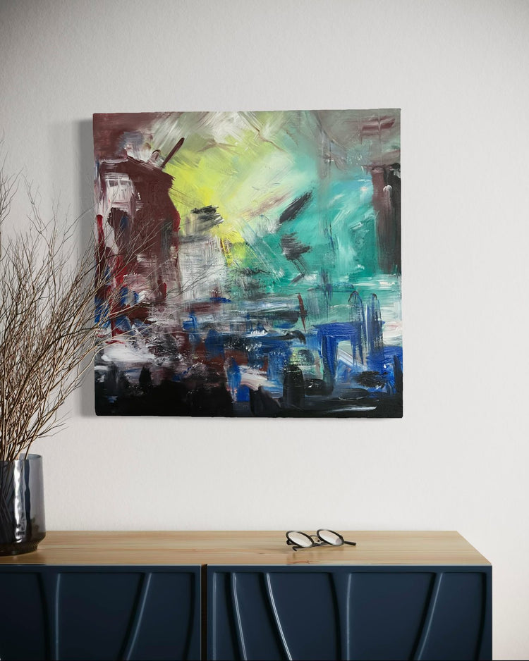 That Night by ArtiR — original acrylic painting, view 8