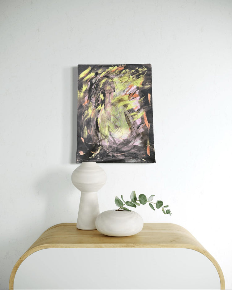 Reflections by ArtiR — original mixed media painting, view 8