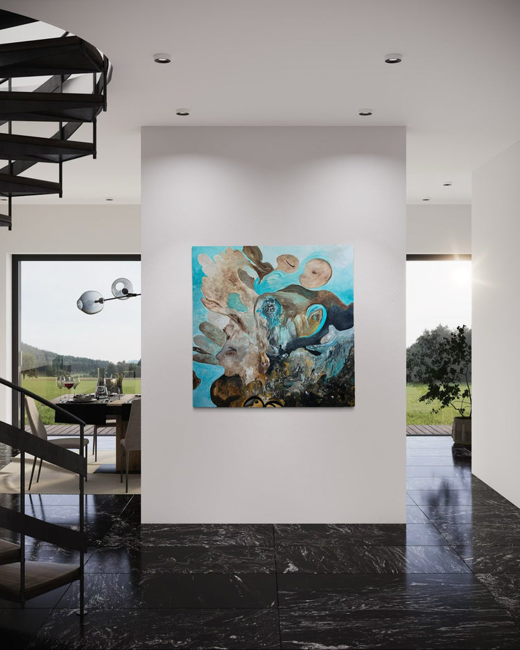 Water Shaman by ArtiR — original acrylic painting, view 11