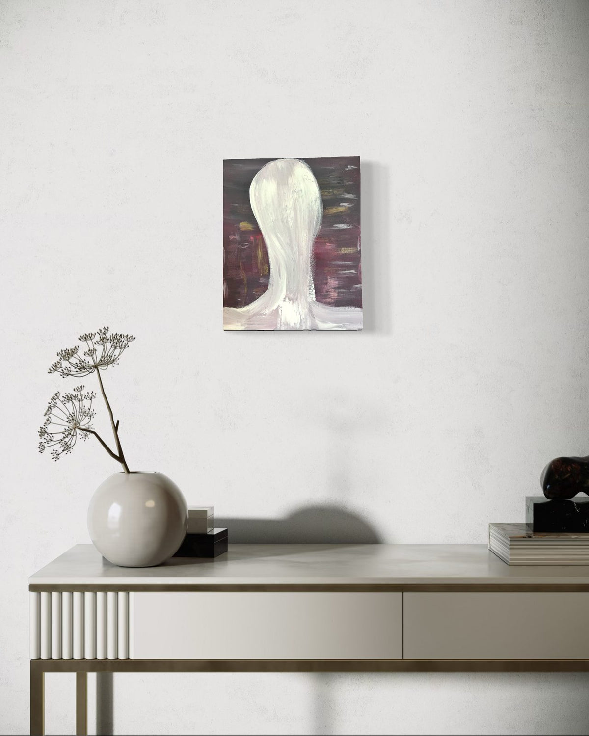 Purity — original acrylic painting by Malibu artist ArtiR