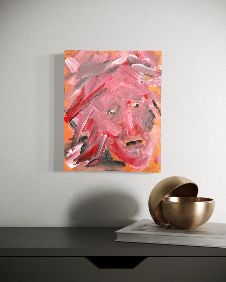 Fear — original acrylic painting by Malibu artist ArtiR