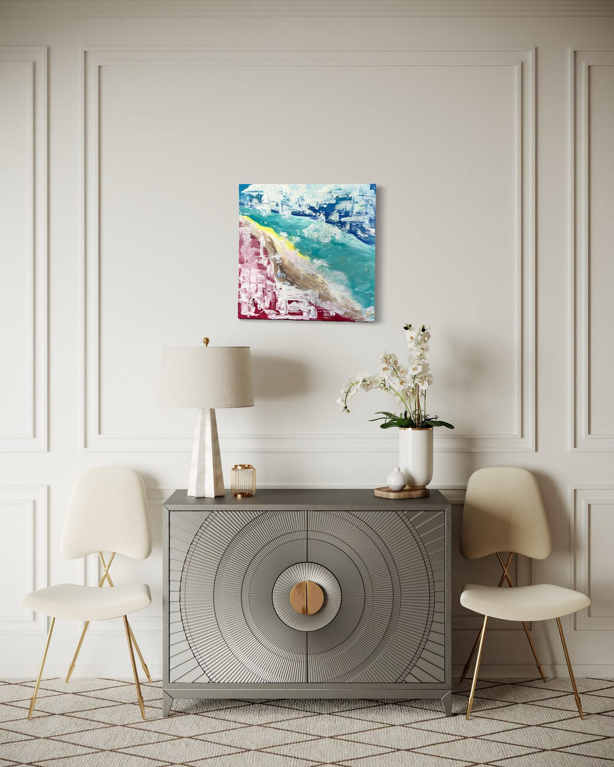 Purification Frequency by ArtiR — original acrylic painting, view 4