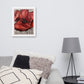 Canvas print in a room — sofa scene