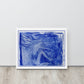 Canvas print in a room scene