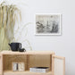 Canvas print in a room scene