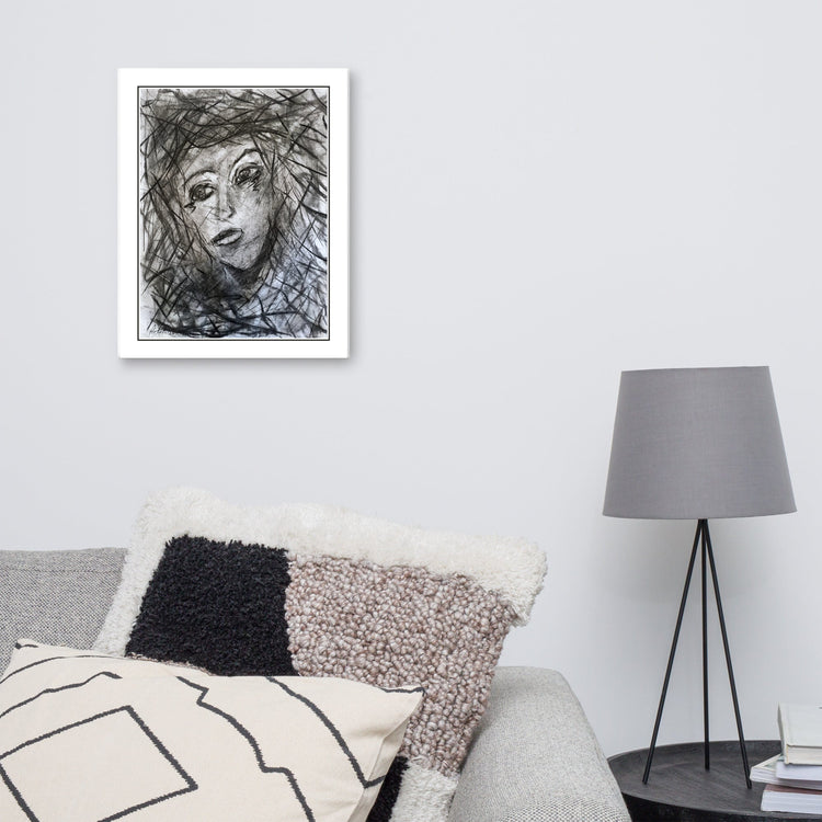 Longing — canvas above a sofa
