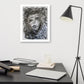 Longing — canvas above a desk