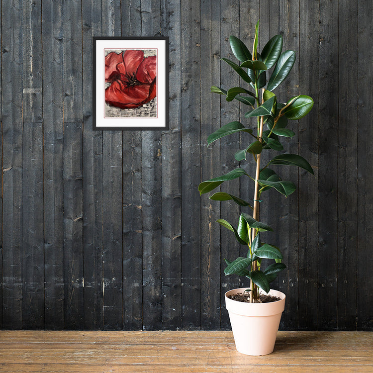 Framed print in a room — preview