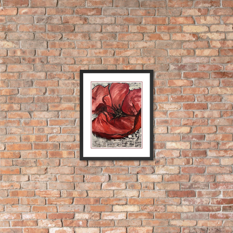 Framed print in a room — preview