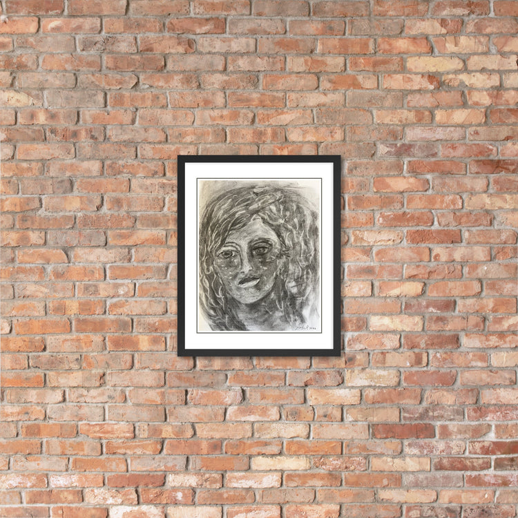 Framed print in a room — preview