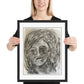 The Face After the Fire — Framed Fine Art Print