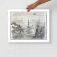 Hand holding the print — close-up
