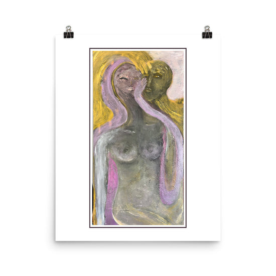 Twin Flames Embrace — Fine Art Print