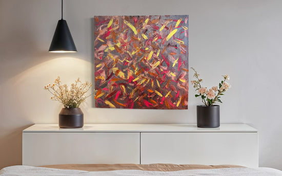 Higher Love — original mixed media painting by Malibu artist ArtiR