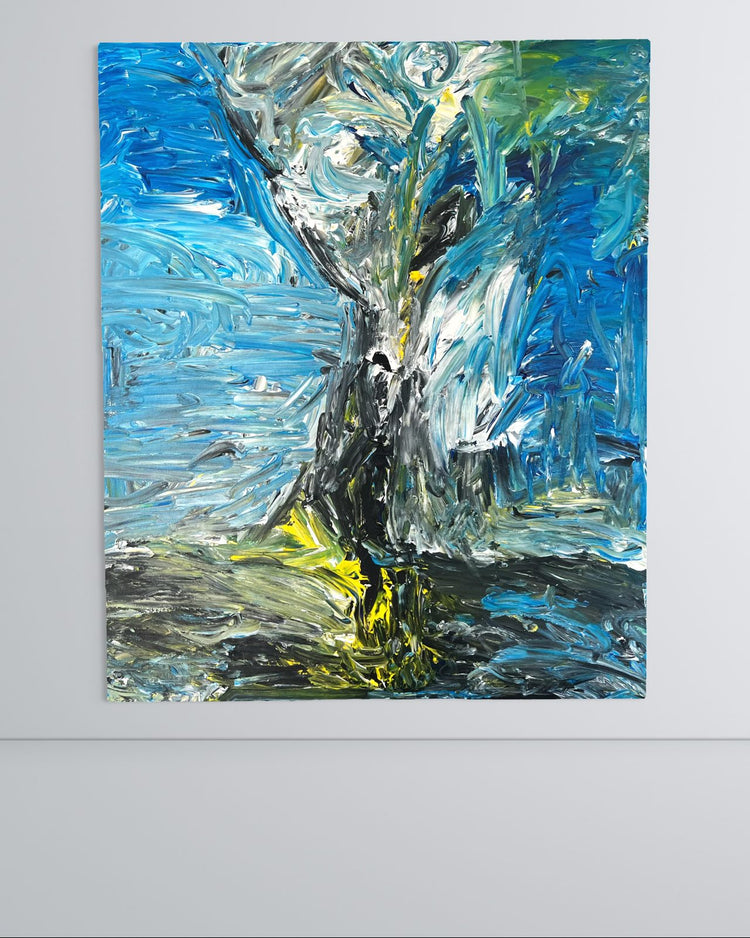 Seaside Blues by ArtiR — original abstract artwork, view 4