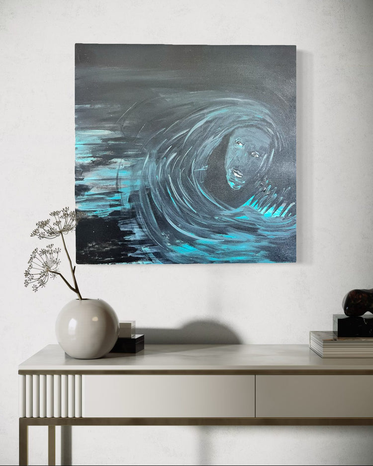 Universe by ArtiR — original acrylic painting, view 3