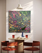 Nature’s Heart — original acrylic painting by Malibu artist ArtiR