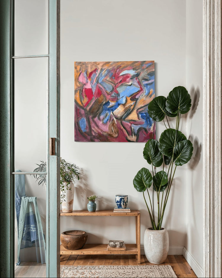 Cosmic Dance by ArtiR — original acrylic painting, view 7