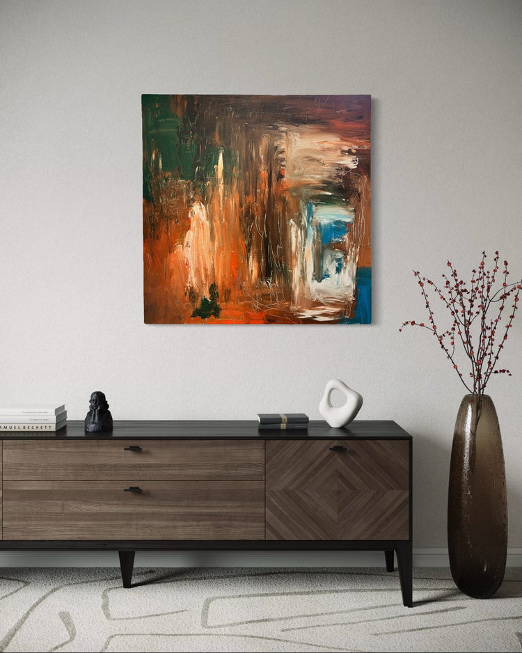 New Beginnings I by ArtiR — original acrylic painting, view 6