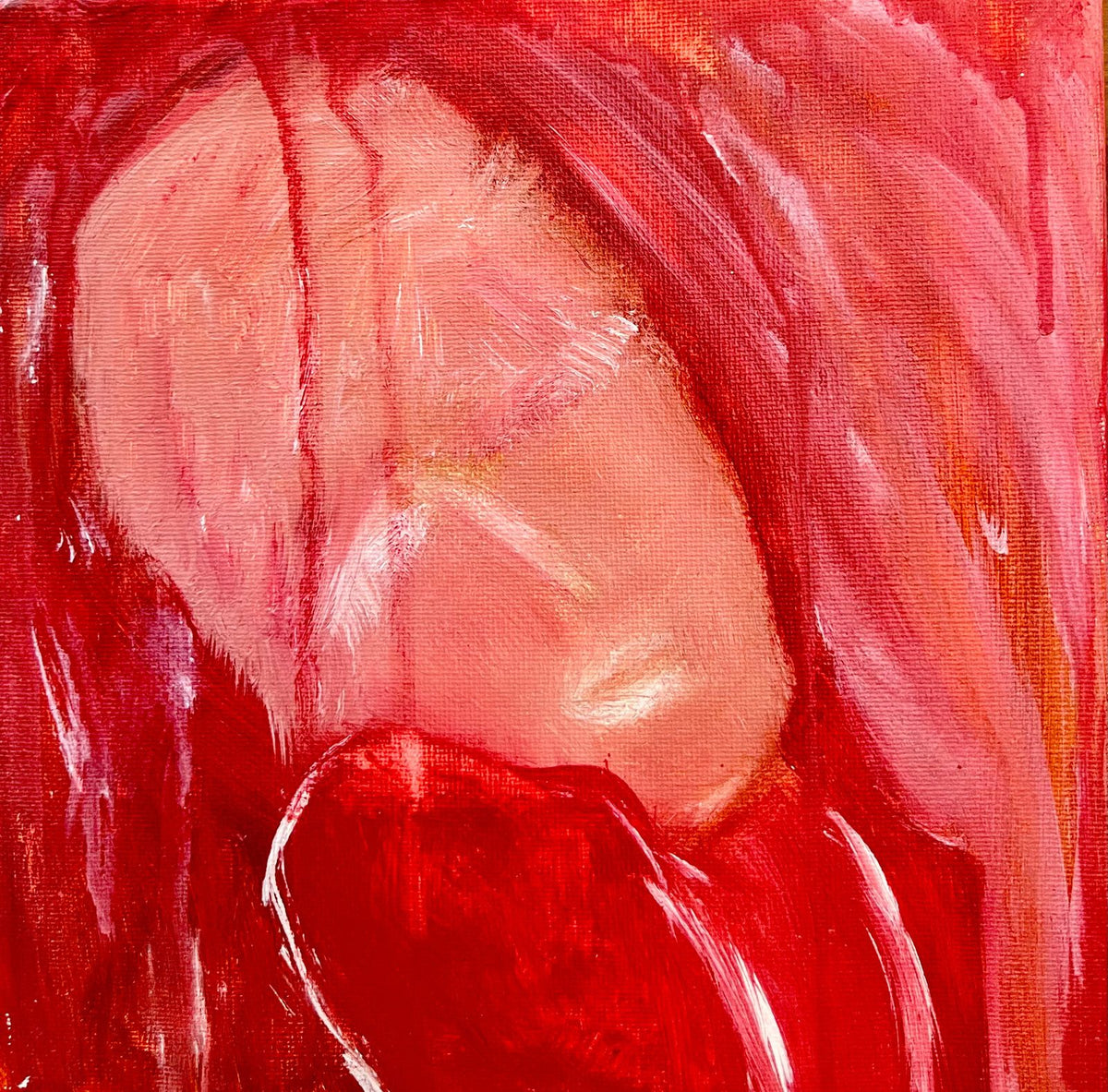 Fire Stage — original acrylic painting by Malibu artist ArtiR