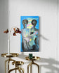 Twin- Flames by ArtiR — original acrylic painting, view 3