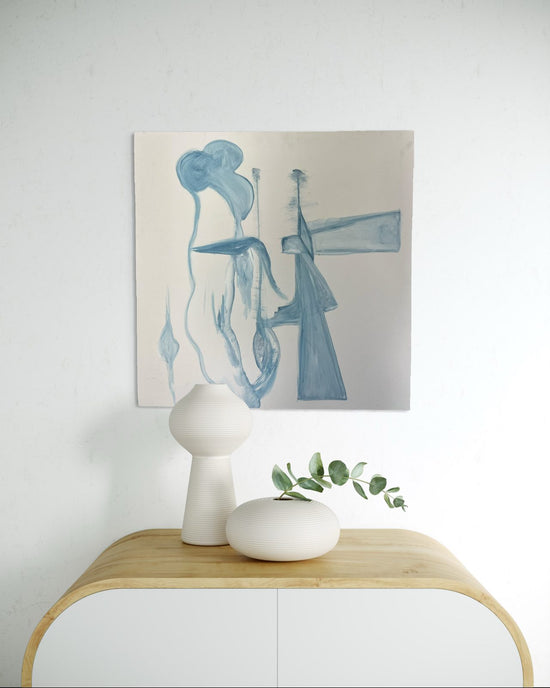 The Opening - Surrealism — original acrylic painting by Malibu artist ArtiR