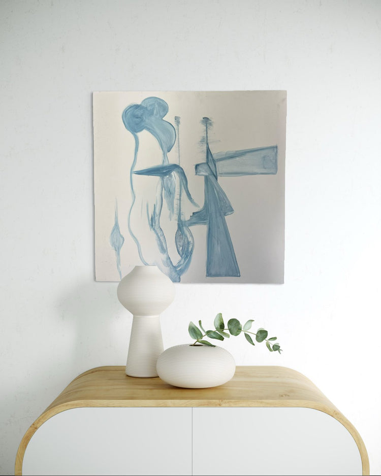 The Opening - Surrealism — original acrylic painting by Malibu artist ArtiR