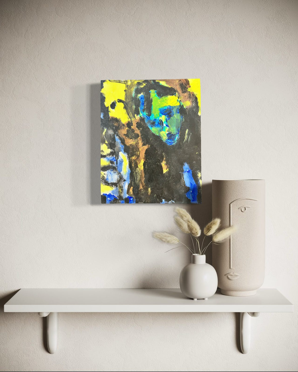 Mining Gold by ArtiR — original acrylic painting, view 3