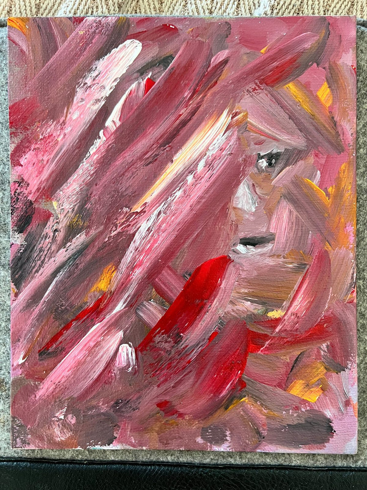 Transcendental — original acrylic painting by Malibu artist ArtiR