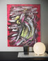 Beneath the Surface — original mixed media painting by Malibu artist ArtiR