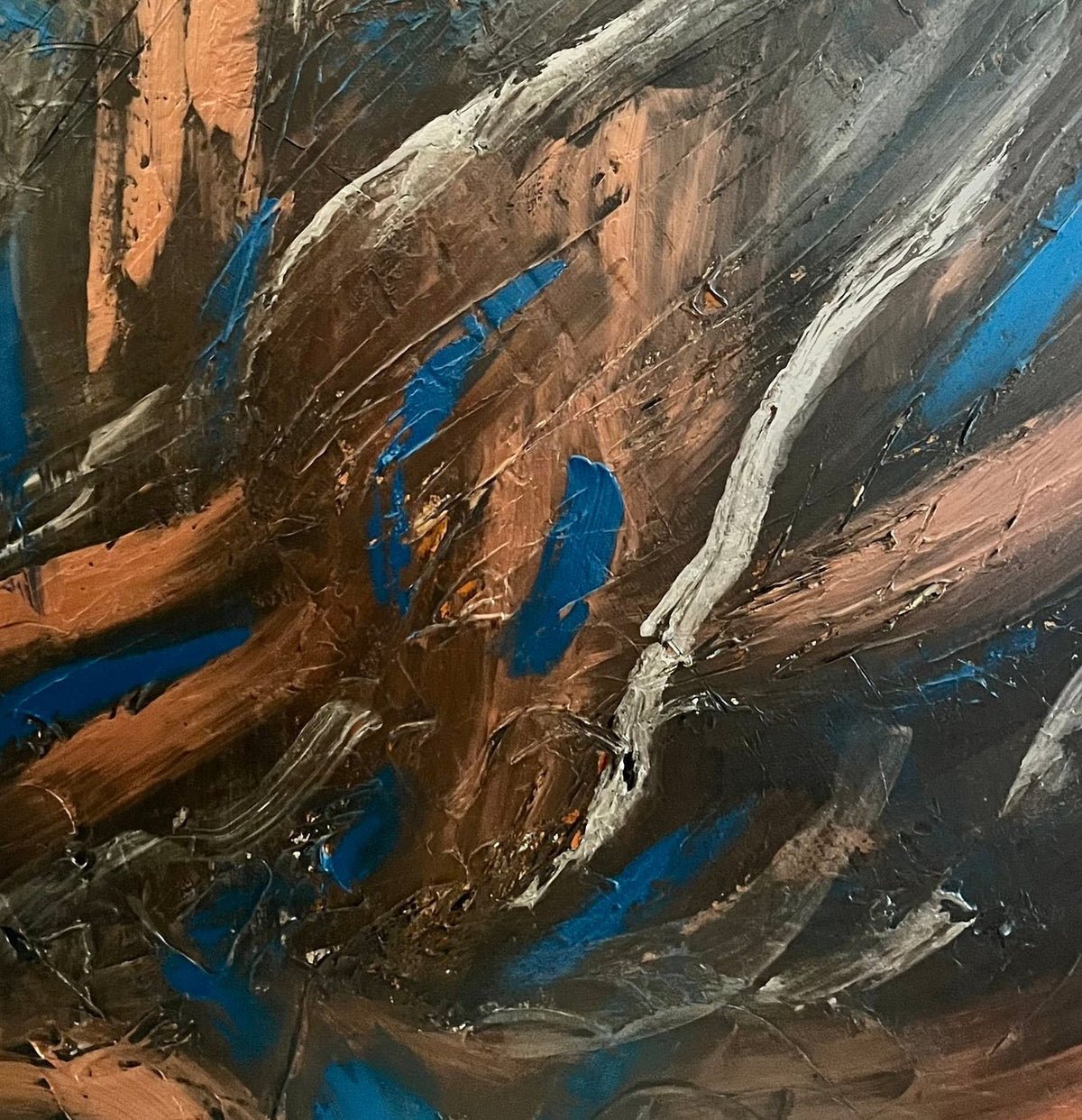 Midnight Surf by ArtiR — original abstract artwork, view 5 — close-up detail