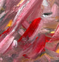 Transcendental — original acrylic painting by Malibu artist ArtiR — close-up detail