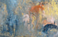 Golden Shower by ArtiR — original acrylic painting, view 7 — close-up detail