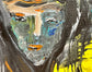 Tantrika — original acrylic painting by Malibu artist ArtiR — close-up detail