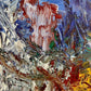 Overcome — original acrylic painting by Malibu artist ArtiR — close-up detail