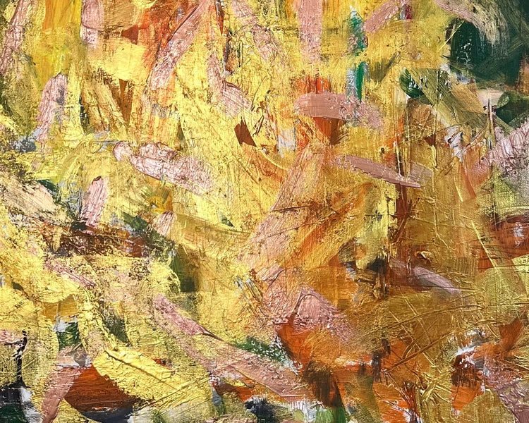 Glow by ArtiR — original acrylic painting, view 5 — close-up detail
