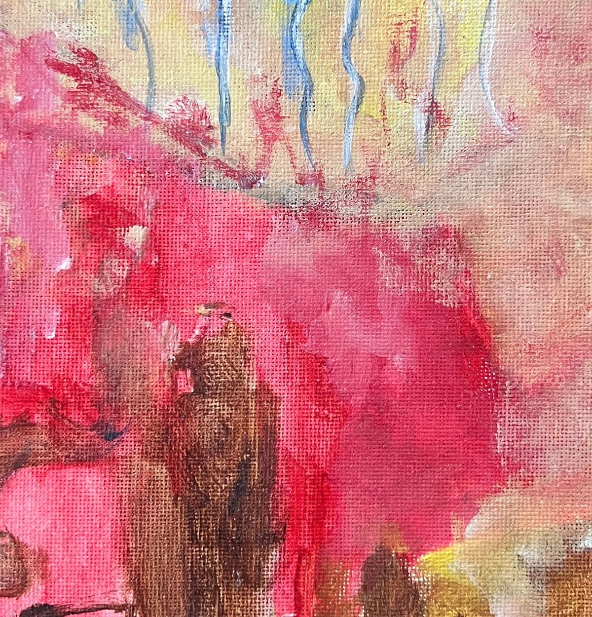 Ethereal Visions — original abstract artwork by Malibu artist ArtiR — close-up detail