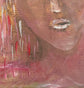 Upgrade — original acrylic painting by Malibu artist ArtiR — close-up detail