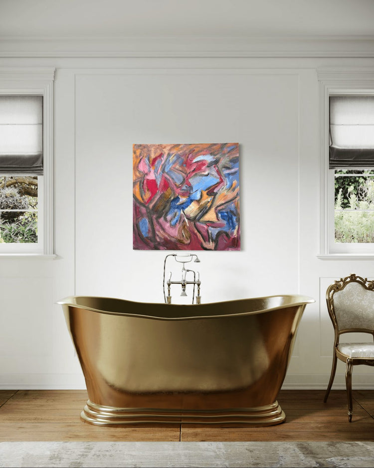Cosmic Dance by ArtiR — original acrylic painting, view 3