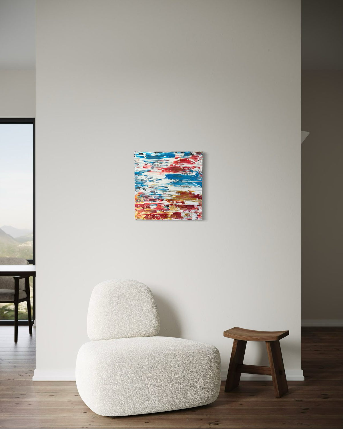 Sunset by ArtiR — original acrylic painting, view 8
