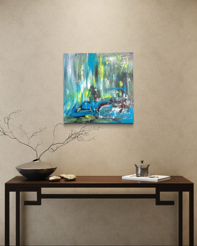 Beginnings by ArtiR — original acrylic painting, view 3
