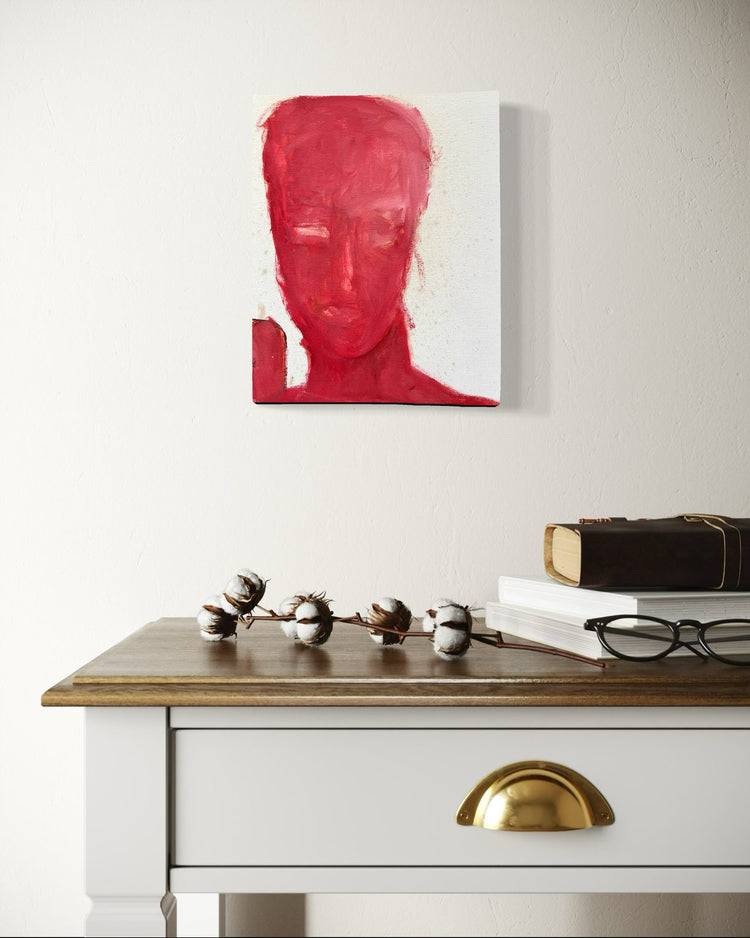 Flaming Love by ArtiR — original acrylic painting, view 2