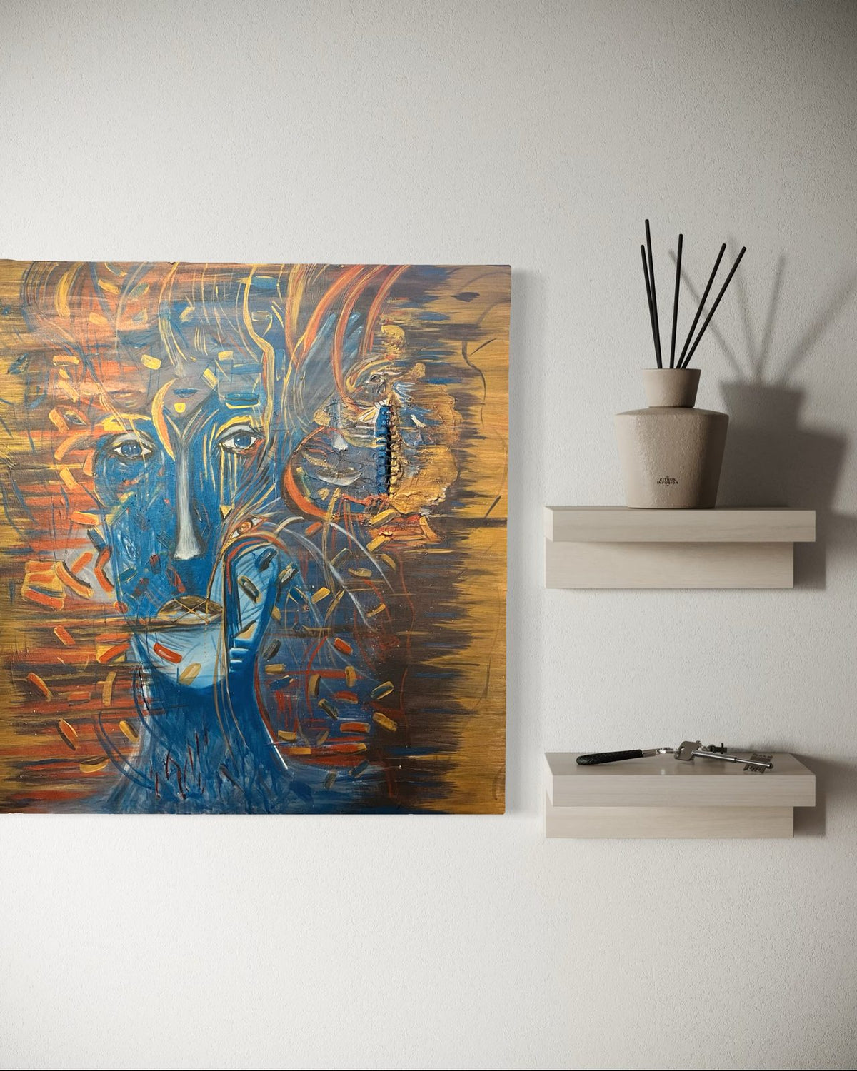 Divine Feminine by ArtiR — original acrylic painting, view 4