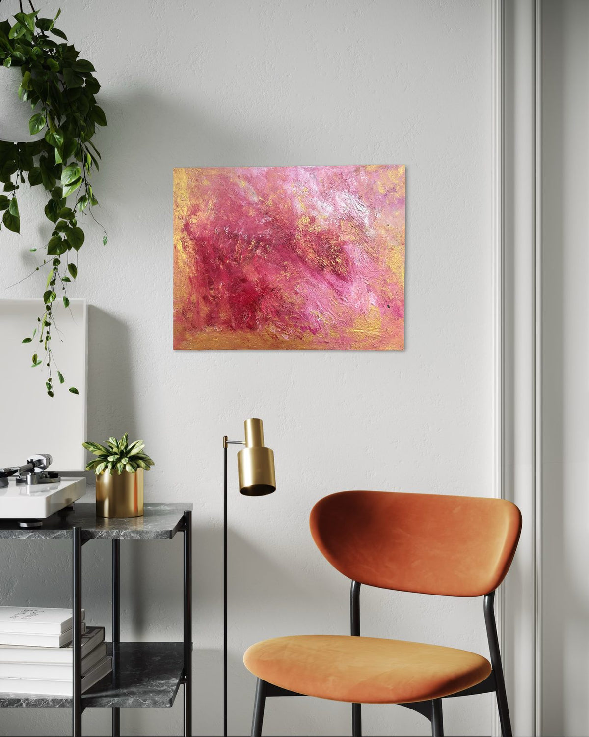 Love frequency by ArtiR — original acrylic painting, view 3