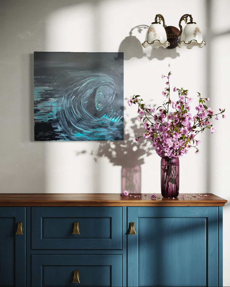 Universe — original acrylic painting by Malibu artist ArtiR