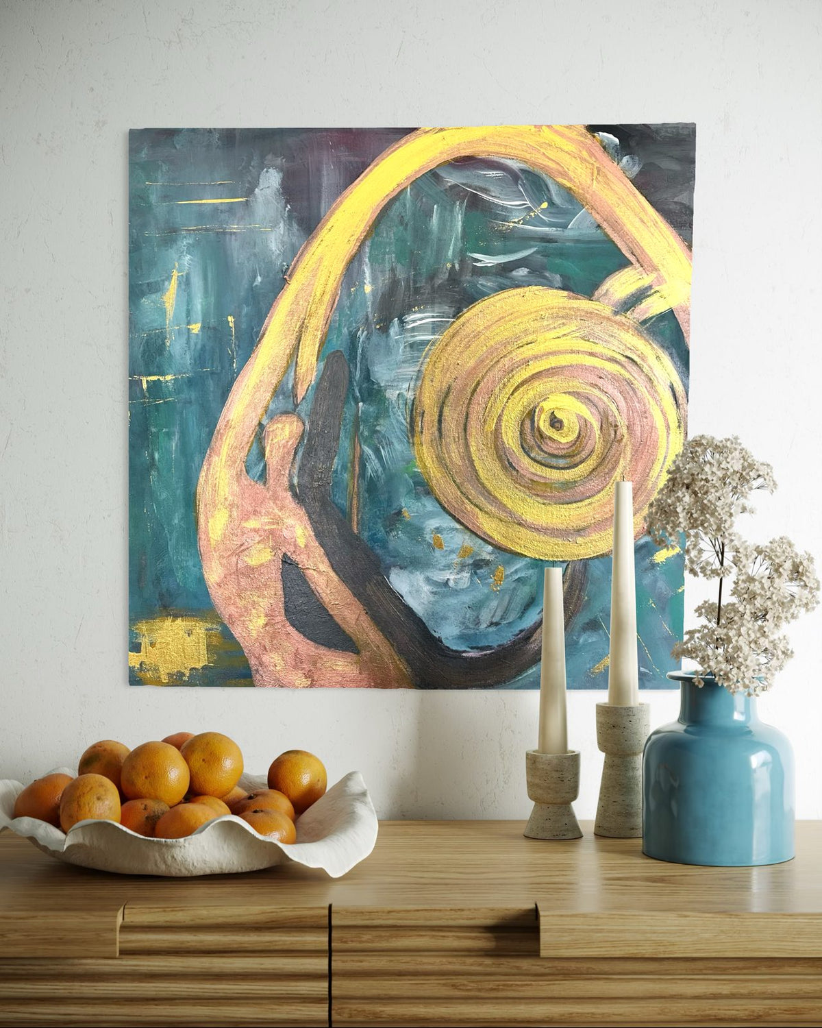 Life Journey — original acrylic painting by Malibu artist ArtiR