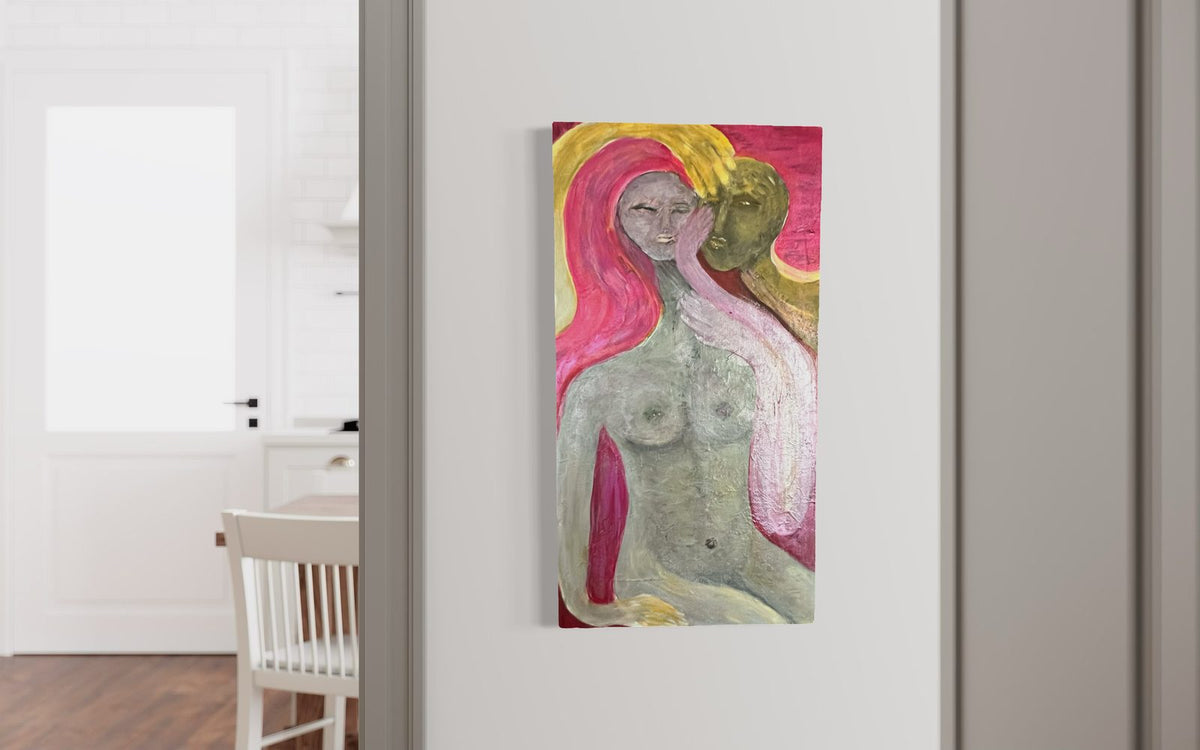 Twinflames by ArtiR — original acrylic painting, view 7